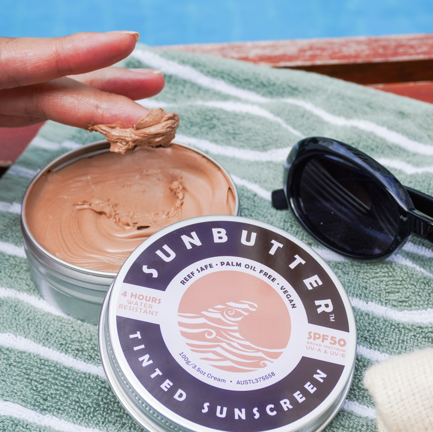 Tinted SPF50 Zinc Sunscreen - SunButter